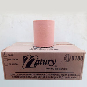 Toalla rollo natury melón
