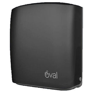 Toallero oval humo
